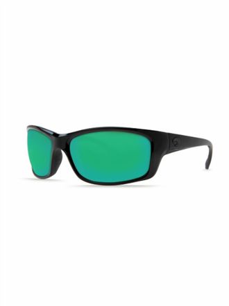 Costa Mens Jose Sunglasses In Blackout Frame Green Mirror