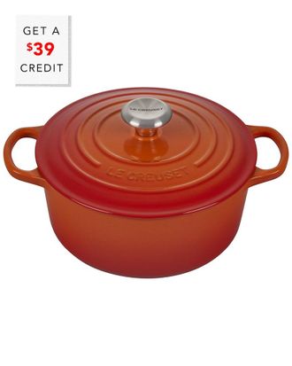 LE CREUSET 4.5Qt Dutch Oven With $39 Credit