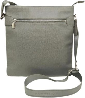 Louis Vuitton Pre-owned Taiga Schoudertas - Heren - Vintage Schoudertas - Grijs - ONE Size - Leer - Vintage