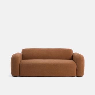 La Redoute Interieurs 3-zits rechte zetel, dikke badstof, Danilo