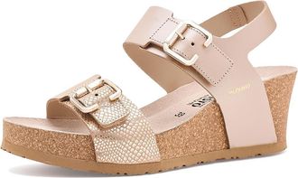 Mephisto Lissandra Womens Wedge Shoes Platinum Perla : EU 40 (US Womens 10) B - Medium, Synthetic