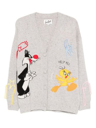 MC2 Saint Barth Vest met V-hals - Grijs