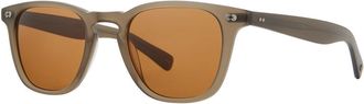 Garrett Leight BROOKS X SUN MOLIO/PCOF Mens Sunglasses Brown Size 48