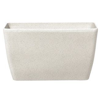 Beliani Maceta De Piedra Beige Para Plantas 74 X 32 X 45 Cm Moderna Minimalista Para Interior Y Exterior Baris