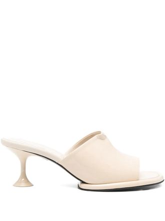 Sergio Rossi 60mm laminated sandals - Neutrals