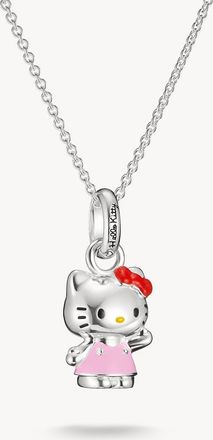 Thomas Sabo Hello Kitty collana rosa in argento, nero, rosso, rosa