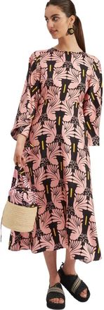 La DoubleJ Sorella Jurk - Dames - Casual kleedjes - Roze - S - Kleedjes