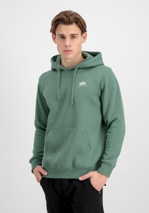 Alpha Industries Hoodie ALPHA INDUSTRIES Basic Hoodie SL, Herren, Gr. L, gr&uuml;n (ivy gr&uuml;n), Obermaterial: 80% Baumwolle, 20% Polyester, regular fit, Sweatshirts Hoodie