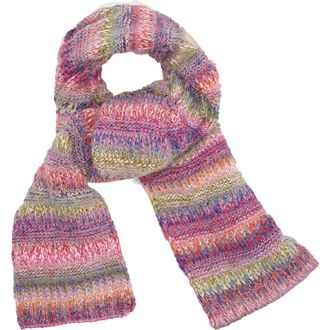 Saachi Multicolored Knit Scarf in Purple Multi at Nordstrom Rack