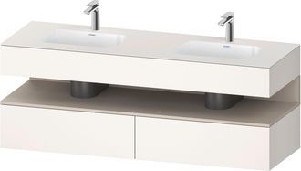 Duravit Duravit - Qatego Lavabo Encastr&eacute; Avec Meuble Sous-lavabo En