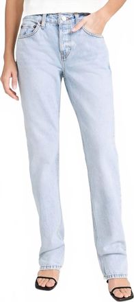 Re/Done Anderson Straight Leg Jeans In Maliblue