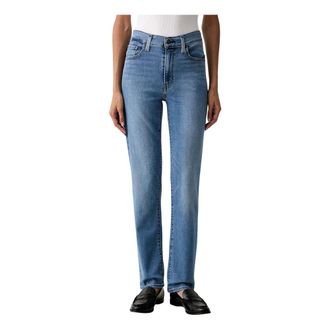 Levi's Jeans, Dames, Blauw, W26 L31, Slim-fit Jeans