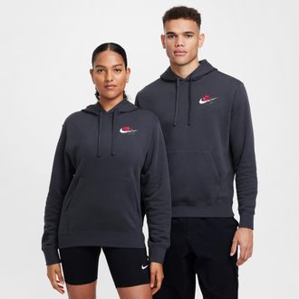 Nike Mens Nike Sportswear Club Fleece Hoodie in Grey | HQ2633-060