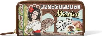 Braccialini Cartoline Portemonnee - Dames - Accessoires - Veelkleurig - Maat: ONE Size Zijde