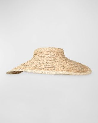 Gigi Burris Millinery Margot Straw Visor