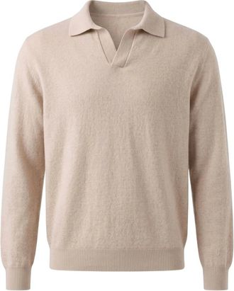 MC2 Saint Barth Polo de punto de manga larga - Knitwear - Hombre - Beige - 2XL