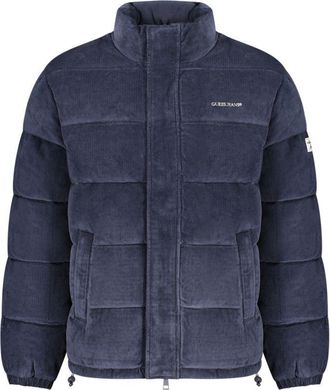 Guess Blue Polyester Mens Mens Jacket