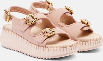 Chlo&eacute; Chlo&eacute; Nama suede platform sandals