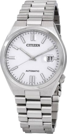 Citizen Tsuyosa Automatic White Dial Stainless Steel Mens Watch NJ0150-81A