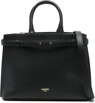 Lancel Faubourg Medium Zip Carryall - Dames - Handtassen - Zwart - ONE Size - Leer - Tassen