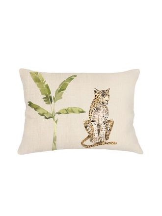 Anaya with Love Animal Instincts Velvet Pillow 14x20 with Down Alternative Insert in Green at Nordstrom
