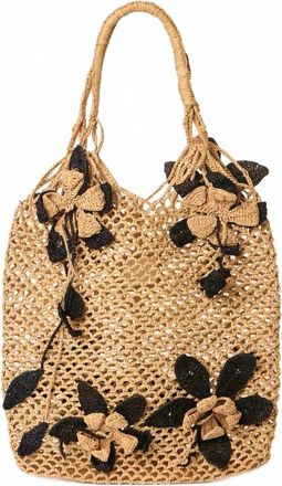 BTB Los Angeles Womens Blaine Hobo Bag In Natural/black