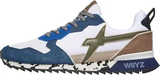 W6YZ Technical fabric and suede sneakers Jet-M. - Heren - Sneakers - Veelkleurig - 42 EU - Schoenen