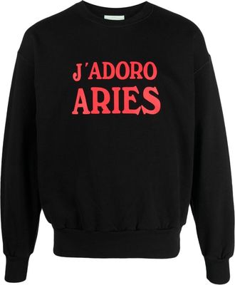 Aries JAdoro Aries cotton sweatshirt - men - Cotton - S - Black