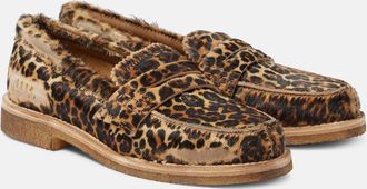 Golden Goose Jerry calf hair penny loafers
