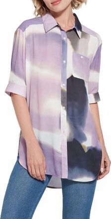 Lyss&eacute; Carmela Elbow Sleeve Blouse In Purple