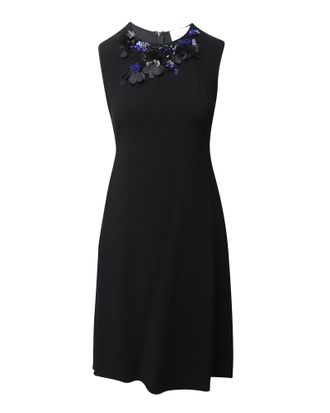 3.1 Phillip Lim Embellished Sleeveless Dress in Black Viscose