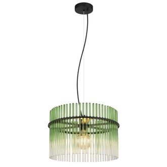 Globo Lighting Globo - L&aacute;mpara Colgante - Gorley - Verde - Vidrio - &Oslash; 40cm - E27