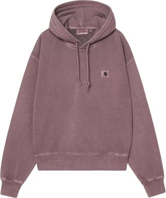 Carhartt Work in Progress Hoodies & sweatvesten, Dames, Roze, M, Katoen, Hooded Nelson Sweat