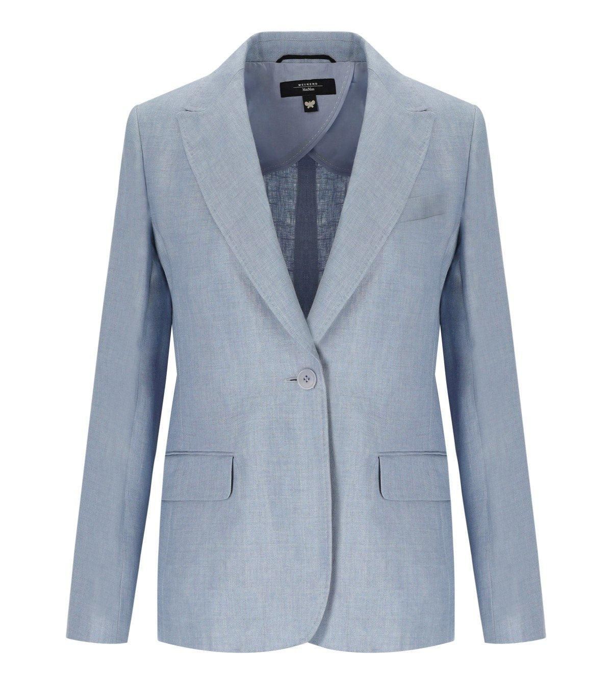 Blazer Max Mara Beige Imprimé Tattoo Sirène - Taille S/38 - Occasion Très Bon état - Porté 2-3 Fois