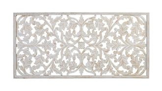 Giner&Colomer Cabecero de mdf 165 cm estilo &eacute;tnico tallado