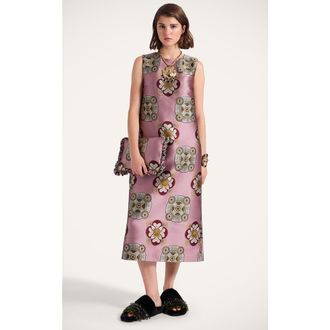La DoubleJ Column Dress in Nucleus Dusty Pink at Nordstrom, Size Large