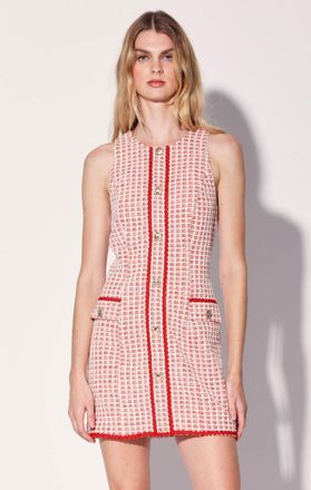 Walter Baker Alexia Dress, Valley Red Tweed