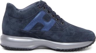 Hogan Interactive Split Sneakers Night Style - Heren - Sneakers - Blauw - 39 EU - Leer - Schoenen