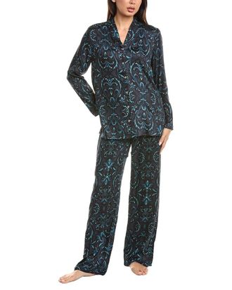Hanro Hanro 2Pc Long Sleeve Pajama Set