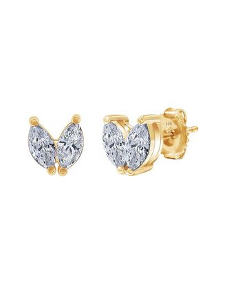 Meira T 14K 0.43 Ct. Tw. Lab-Grown Diamond Earrings