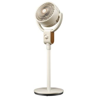 Fabrilamp Fabrilamp - Ventilador De Pie Montenegro Beis/haya 40w 3velocidades 3aspas Fijo Y Rotat.91,5x32x30,5cm