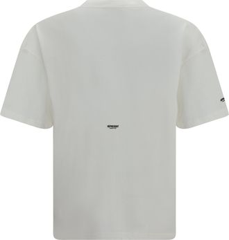 Represent Mens Micro Owners Club T-Shirt Flat White Cotton T-Shirts And Polos