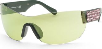 Swarovski Womens 99mm Black Sunglasses