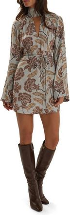 Favorite Daughter The Love Story Minidress in Sky Paisley Floral at Nordstrom, Size X-Small
