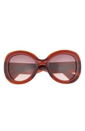 Moschino 54mm Gradient Butterfly Sunglasses in Brown at Nordstrom Rack