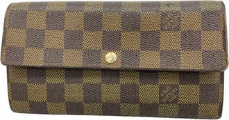 Louis Vuitton Ebene Long Wallet (Bi-Fold) (Pre-Owned)