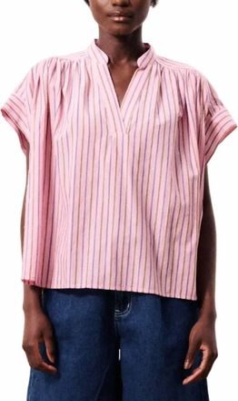 FRNCH Bonaia Boxy Top In Rose