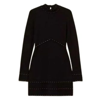 Twinset Dames, Jurken, Zwart, Maat: M
