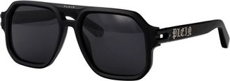 Philipp Plein Icon Zonnebril - Heren - Accessoires - Zwart - Maat: 57 MM