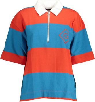 GANT Katoenen Piqu&eacute; Polo - Dames - Polos - Veelkleurig - M - Katoen - Tops